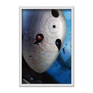 Quadro Decorativo Obito Uchiha Fundo Azul