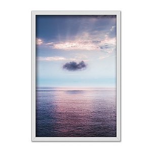 Quadro Decorativo Nuvem Sobre o Oceano