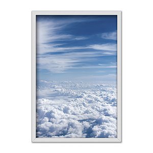 Quadro Decorativo Nuvens Paisagem Céu Azul