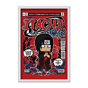 Quadro Decorativo Itachi Chibi Anime Naruto