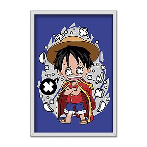 Quadro Decorativo Anime One Piece Luff O Pirata