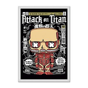 Quadro Decorativo Anime Atack On Titan Titã
