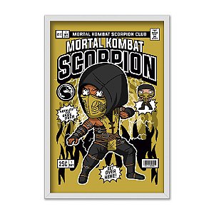 Quadro Decorativo Jogo Luta Scorpion