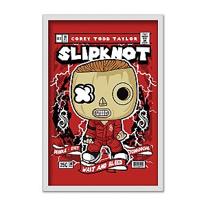 Quadro Decorativo Banda Slipknot Vocalista Taylor Corey