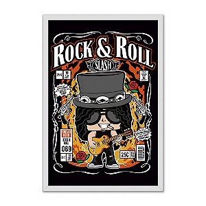 Quadro Decorativo Banda Guns N' Roses Guitarrista Slash