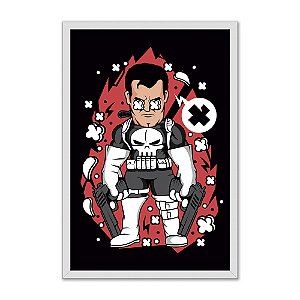 Quadro Decorativo O Justiceiro  Chibi