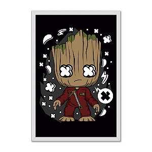Quadro Decorativo Da Groot Galáxia Guardiões