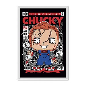 Quadro Decorativo Filme Boneco Chucky Terror