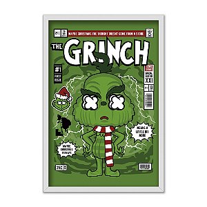 Quadro Decorativo Filme Grinch Natal Verde