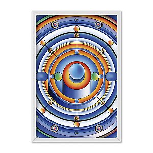 Quadro Decorativo Formas Geométricas Abstrato Colorido
