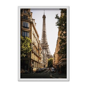 Quadro Decorativo Caminho A Torre Eiffel Pela Cidade Paris