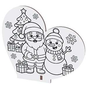 Lembrancinha Coração Boneco de Neve