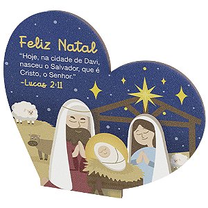 Lembrancinha Coração Natal Versículo