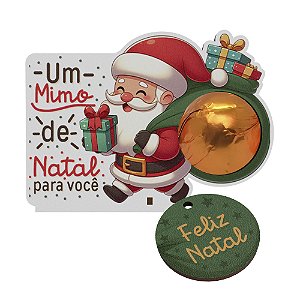 Lembrancinha Porta Bombom Papai Noel - Um Mimo de natal
