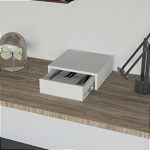 Gaveteiro Suspenso Mini Cômoda 30cm Mdf E Trilho Telescópico