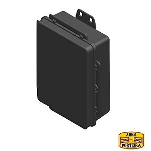 Caixa Hermetica Baby Slim Preta Vedada Completa Multitoc