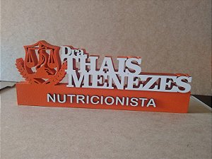 Placa de Profissão em mdf