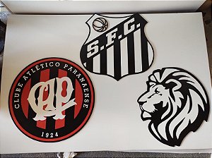 escudo de tme em mdf