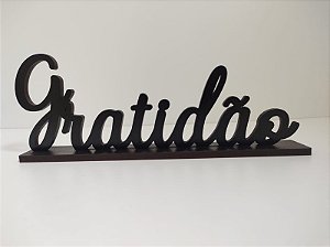 Palavra Família - Gratidão - Amor