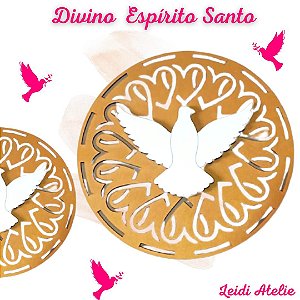 Divino Espito Santo em mdf 40 cm