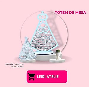 Totem Nossa Senhora em Mdf