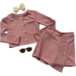 Conjunto tweed juvenil