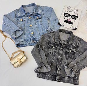 Jaqueta jeans tradicional
