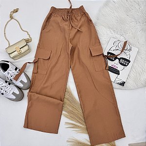 Calça widlegg cargo juvenil