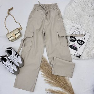 Calça widlegg cargo juvenil