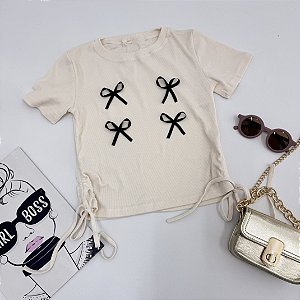 Blusinha laço
