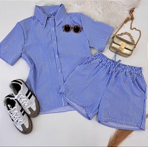 Conjunto camisa e shorts