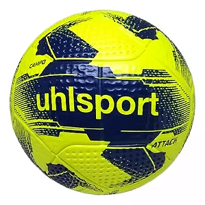 BOLA DE FUTEBOL DE CAMPO UHLSPORT - ATTACK AMARELA E PRETA