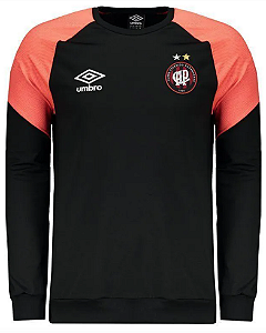 BLUSA MANGA LONGA ATLHETICO PARANAENSE PRETA
