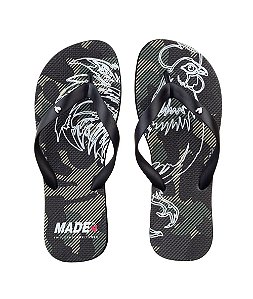 Chinelo made in mato camuflado