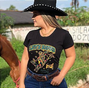 T-shirt country black