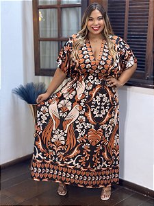 Vestido flud estampado.