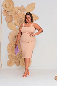 conjunto canelado cor salmão