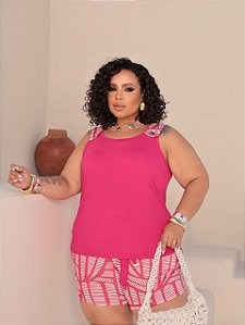 Conjunto fresquinho rosa