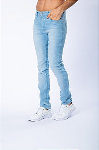 CALÇA JEANS SKINNY LIGHT BLUE