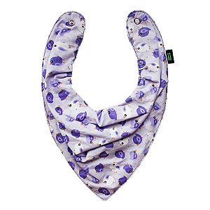 Babador Bandana Little Bird Lilás