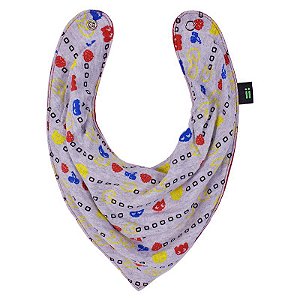 Babador Bandana Tecido Duplo Gumii – Pac Man