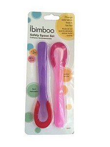 Colher Térmica Kit com 2 Rosa - Ibimboo