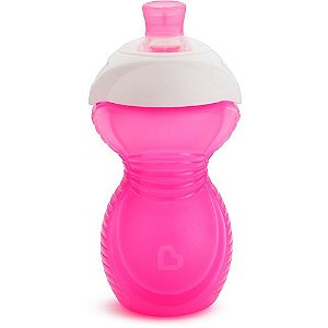 Copo com Bico Resistente Bite Proof Click Lock Rosa - Munchkin