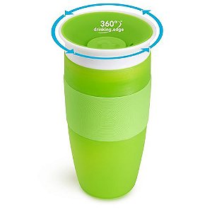 Copo Grande 360° Munchkin Verde - 414ml