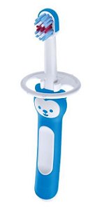 Escova de Dente Infantil MAM Baby's Brush Azul  6+ meses