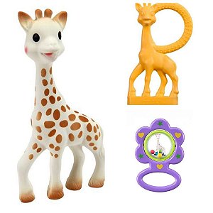 Kit Presente Fresh Touch Sophie La Girafe Roxo