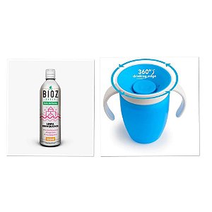 Kit Promocional Fran Azul (Copo e Limpa Brinquedos)