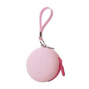 Porta chupeta em silicone Clingo Rosa