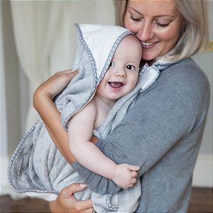 Toalha Cuddledry Infanti Cinza