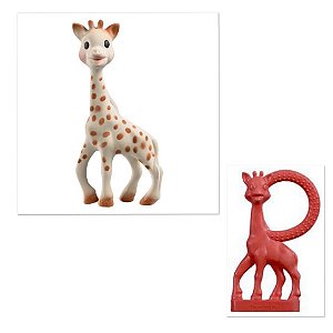 Kit Presente Fresh Touch Sophie La Girafe Vermelho